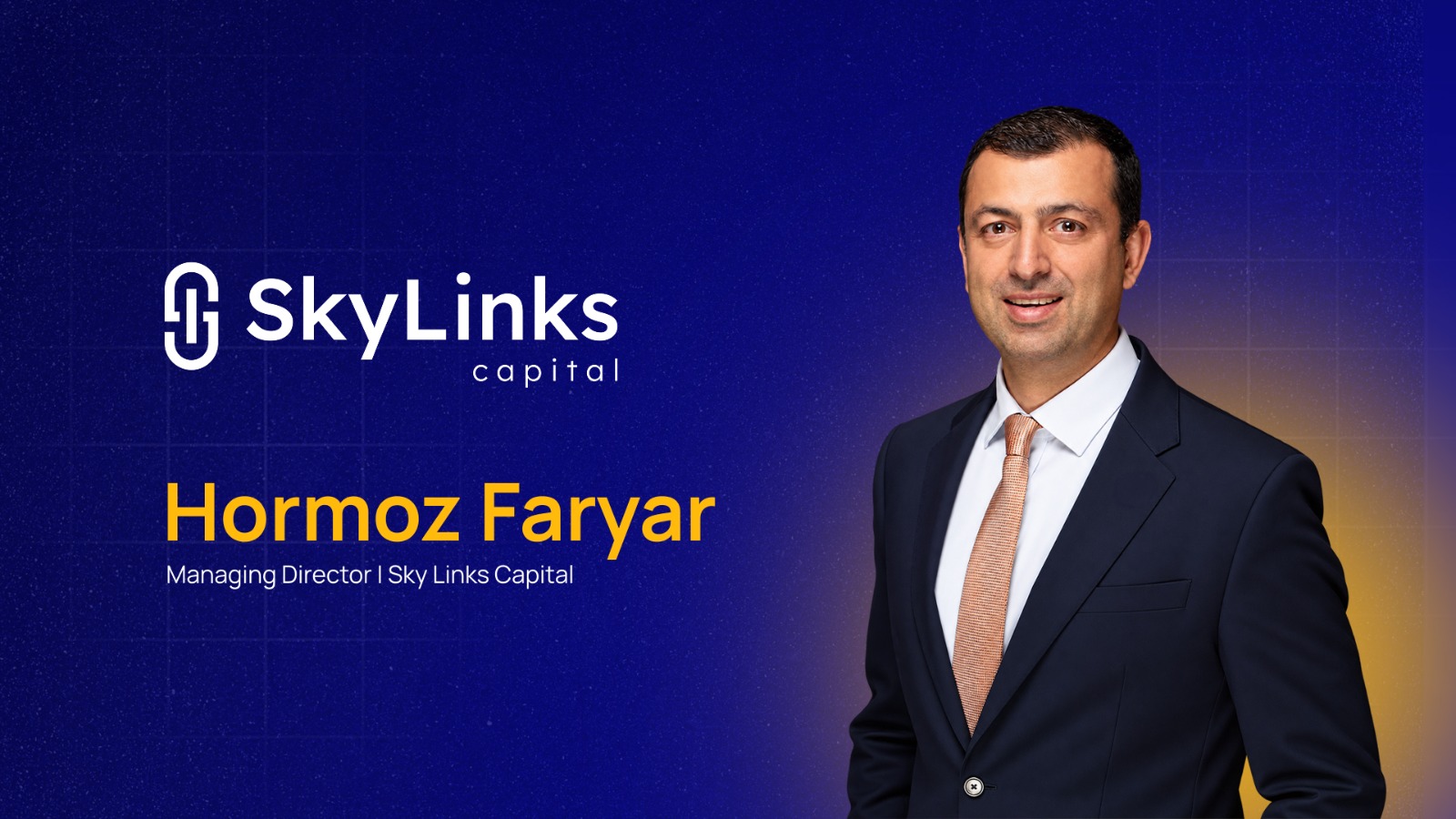 Sky Links Capital Appoints Hormoz Faryar as Managing Director to Spearhead Institutional Business Expansion